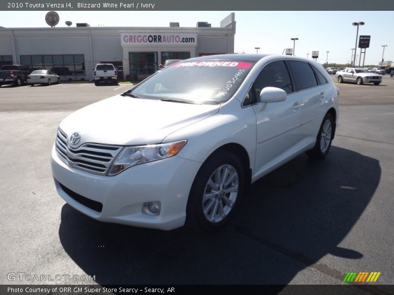 Blizzard White Pearl / Ivory 2010 Toyota Venza I4