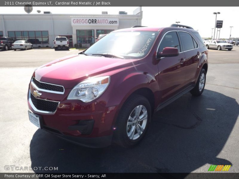 Cardinal Red Metallic / Jet Black 2011 Chevrolet Equinox LT