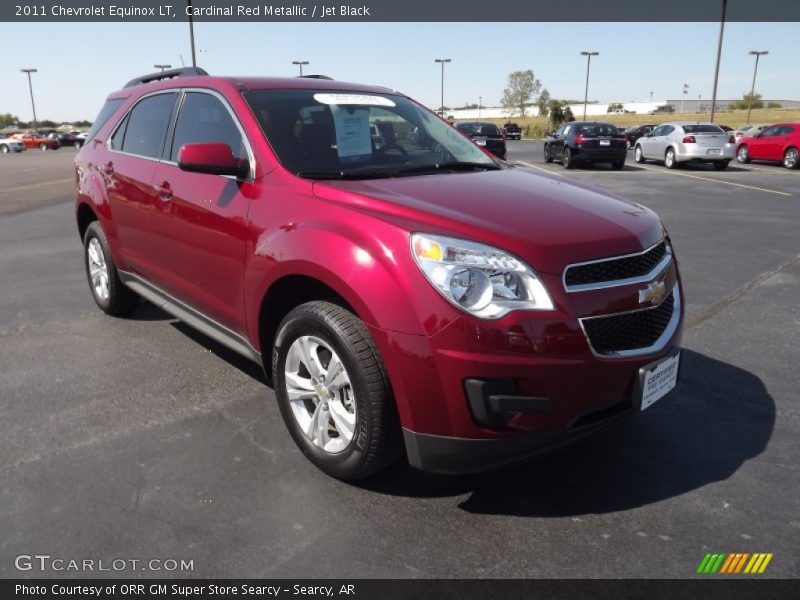 Cardinal Red Metallic / Jet Black 2011 Chevrolet Equinox LT