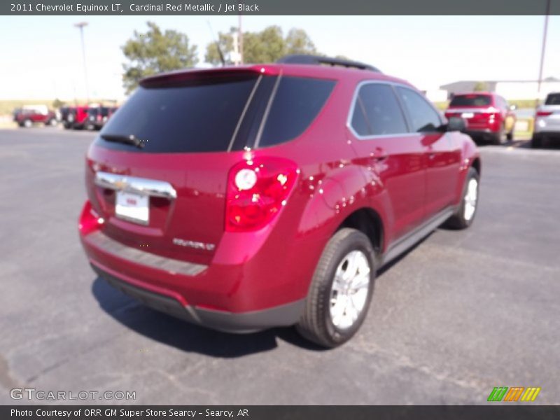 Cardinal Red Metallic / Jet Black 2011 Chevrolet Equinox LT