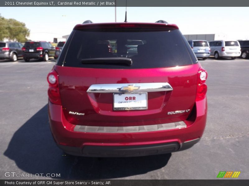 Cardinal Red Metallic / Jet Black 2011 Chevrolet Equinox LT