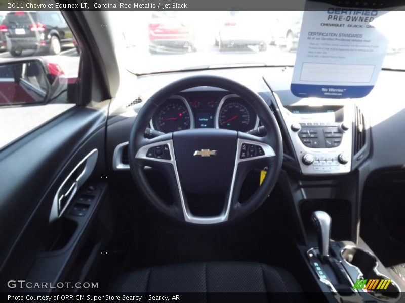 Cardinal Red Metallic / Jet Black 2011 Chevrolet Equinox LT