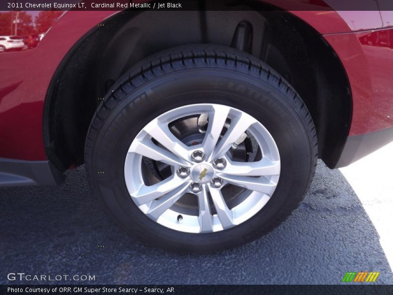Cardinal Red Metallic / Jet Black 2011 Chevrolet Equinox LT