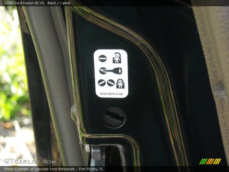 Black / Camel 2006 Ford Fusion SE V6