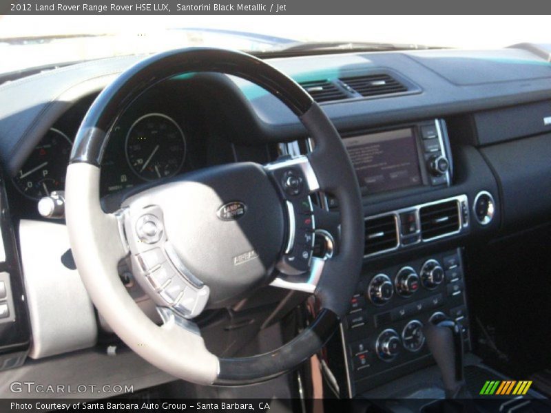 Santorini Black Metallic / Jet 2012 Land Rover Range Rover HSE LUX