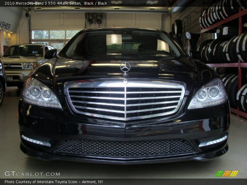 Black / Black 2010 Mercedes-Benz S 550 4Matic Sedan