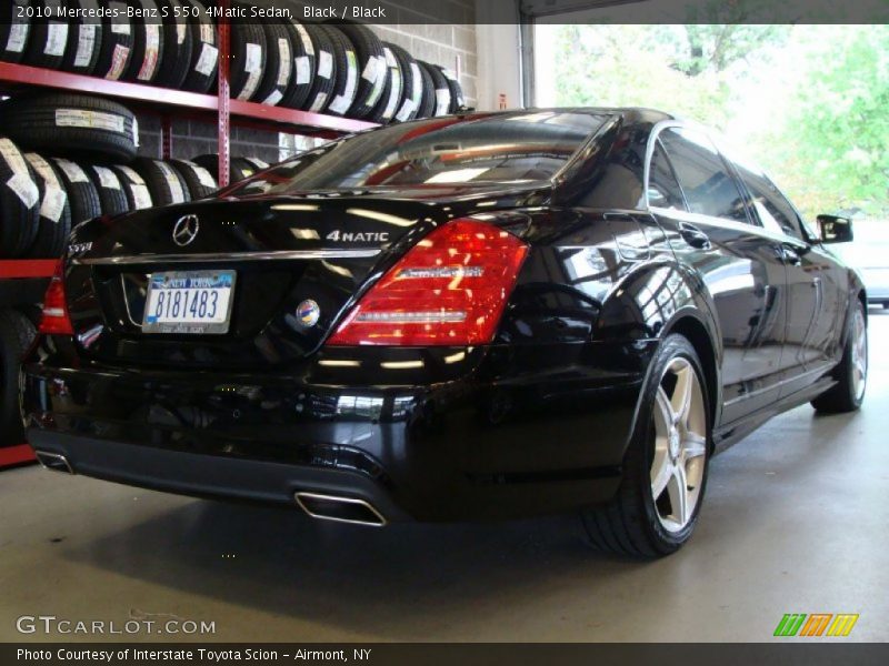 Black / Black 2010 Mercedes-Benz S 550 4Matic Sedan