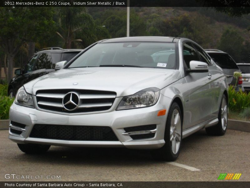 Iridium Silver Metallic / Black 2012 Mercedes-Benz C 250 Coupe