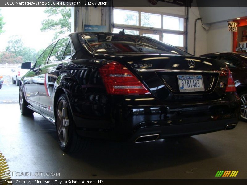 Black / Black 2010 Mercedes-Benz S 550 4Matic Sedan