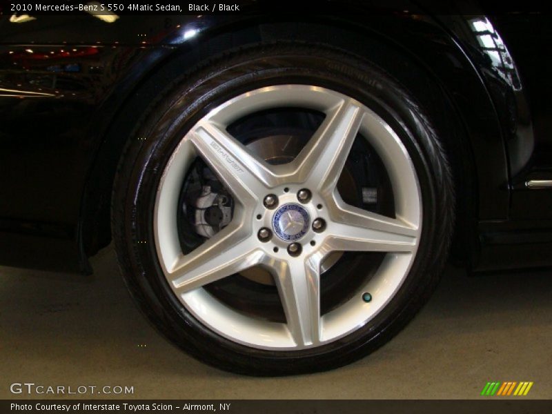 Black / Black 2010 Mercedes-Benz S 550 4Matic Sedan