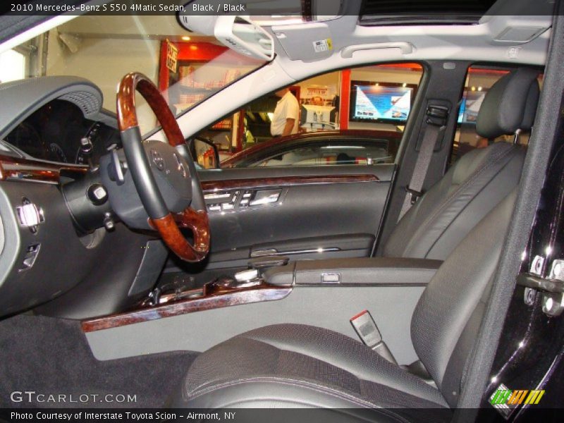 Black / Black 2010 Mercedes-Benz S 550 4Matic Sedan