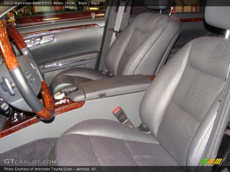 Black / Black 2010 Mercedes-Benz S 550 4Matic Sedan