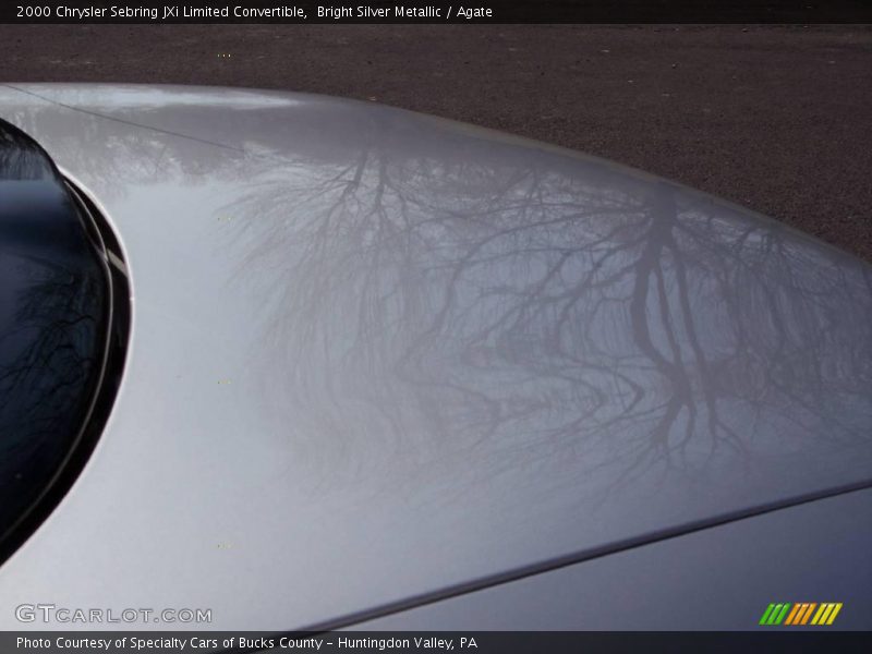 Bright Silver Metallic / Agate 2000 Chrysler Sebring JXi Limited Convertible