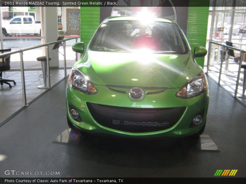 Spirited Green Metallic / Black 2011 Mazda MAZDA2 Touring