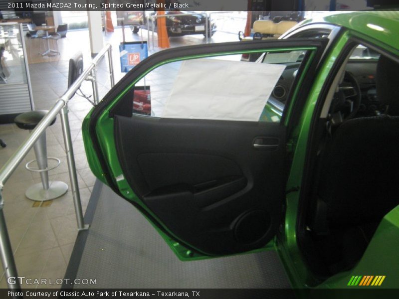 Spirited Green Metallic / Black 2011 Mazda MAZDA2 Touring