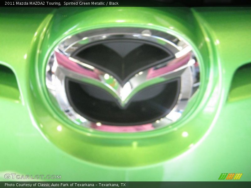Spirited Green Metallic / Black 2011 Mazda MAZDA2 Touring