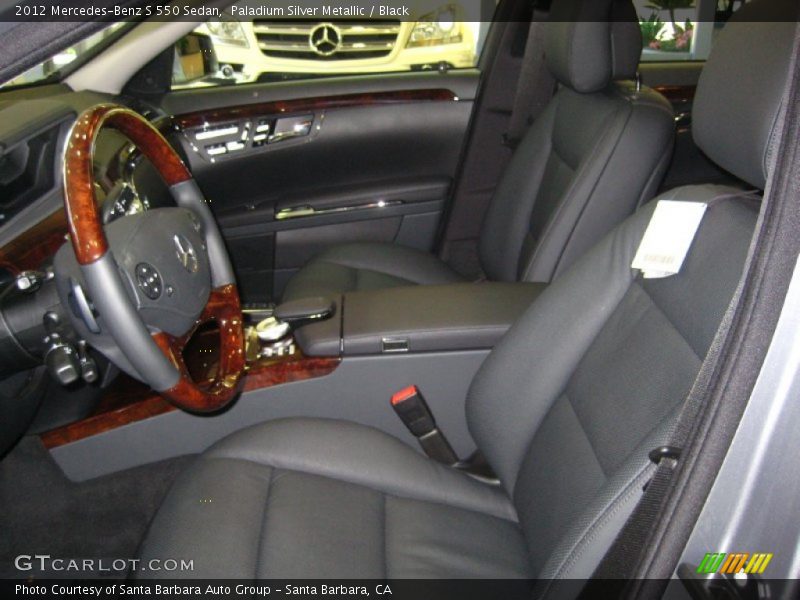 Paladium Silver Metallic / Black 2012 Mercedes-Benz S 550 Sedan