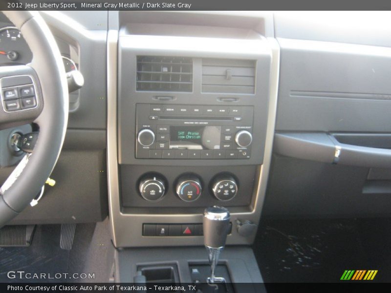 Mineral Gray Metallic / Dark Slate Gray 2012 Jeep Liberty Sport