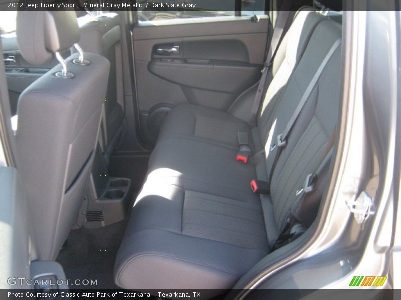 Mineral Gray Metallic / Dark Slate Gray 2012 Jeep Liberty Sport