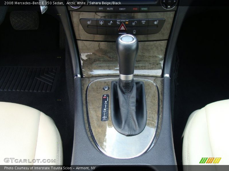 Arctic White / Sahara Beige/Black 2008 Mercedes-Benz E 350 Sedan