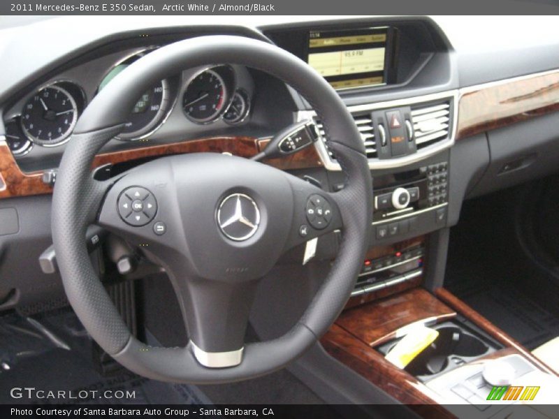 Arctic White / Almond/Black 2011 Mercedes-Benz E 350 Sedan