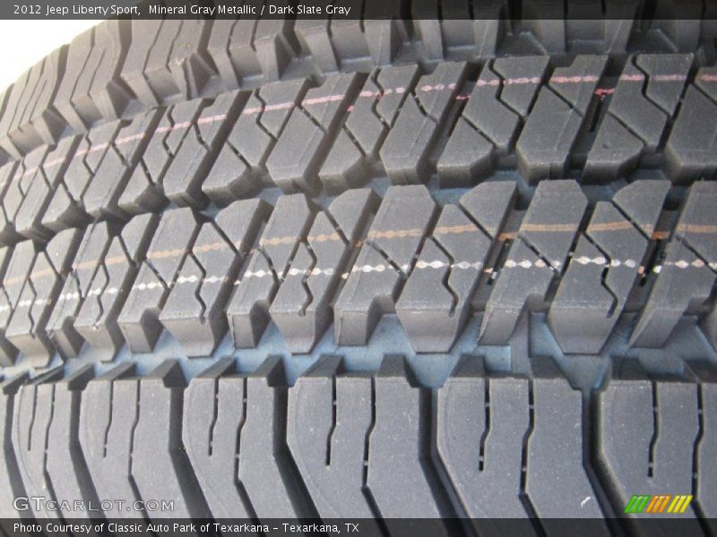 Mineral Gray Metallic / Dark Slate Gray 2012 Jeep Liberty Sport