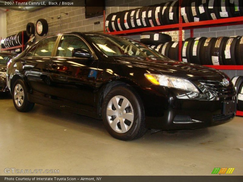 Black / Bisque 2007 Toyota Camry LE