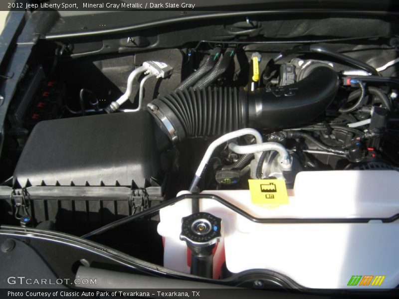 Mineral Gray Metallic / Dark Slate Gray 2012 Jeep Liberty Sport