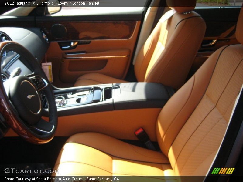  2012 XJ XJL Portfolio London Tan/Jet Interior
