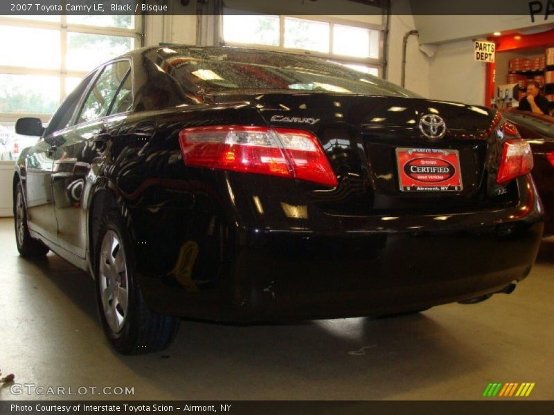 Black / Bisque 2007 Toyota Camry LE