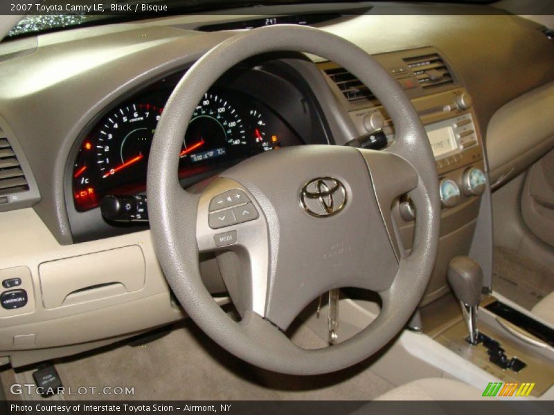 Black / Bisque 2007 Toyota Camry LE