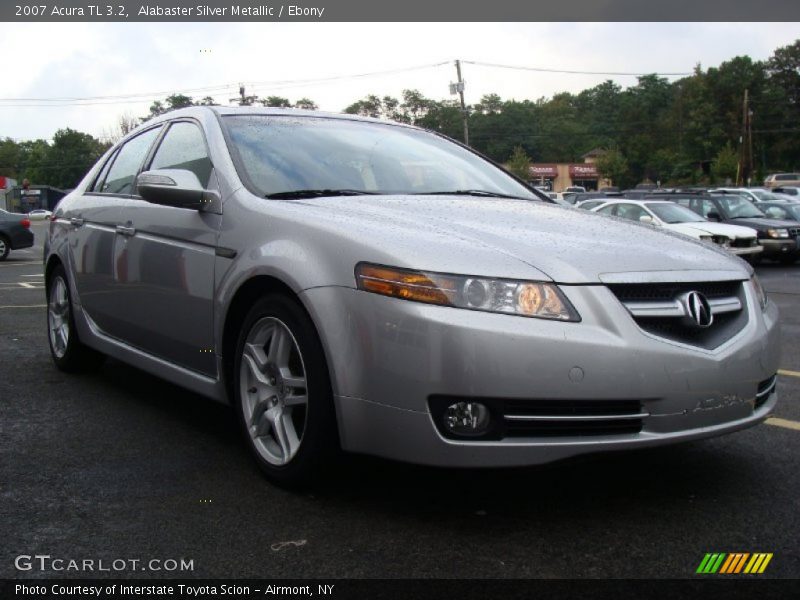 Alabaster Silver Metallic / Ebony 2007 Acura TL 3.2