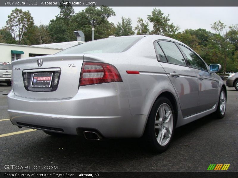 Alabaster Silver Metallic / Ebony 2007 Acura TL 3.2