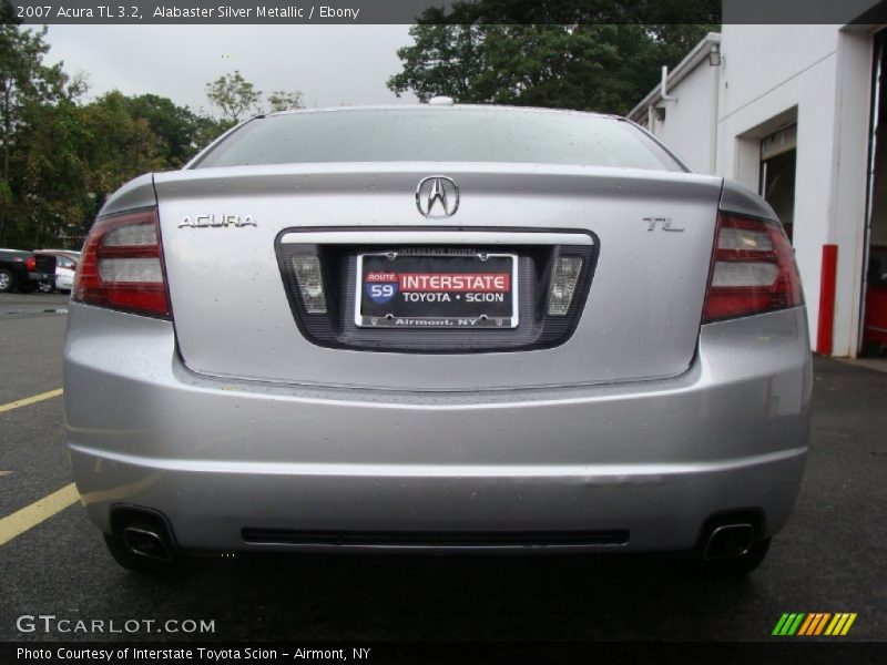 Alabaster Silver Metallic / Ebony 2007 Acura TL 3.2