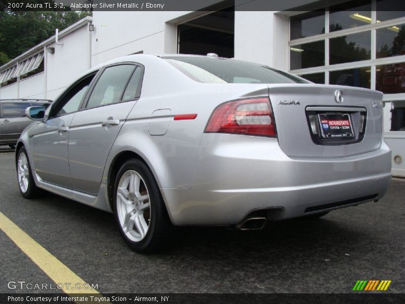 Alabaster Silver Metallic / Ebony 2007 Acura TL 3.2