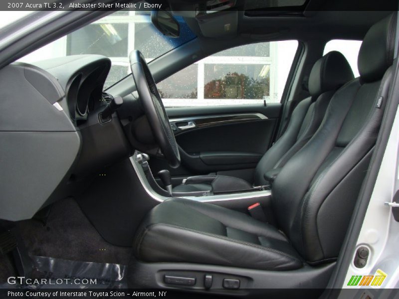 Alabaster Silver Metallic / Ebony 2007 Acura TL 3.2