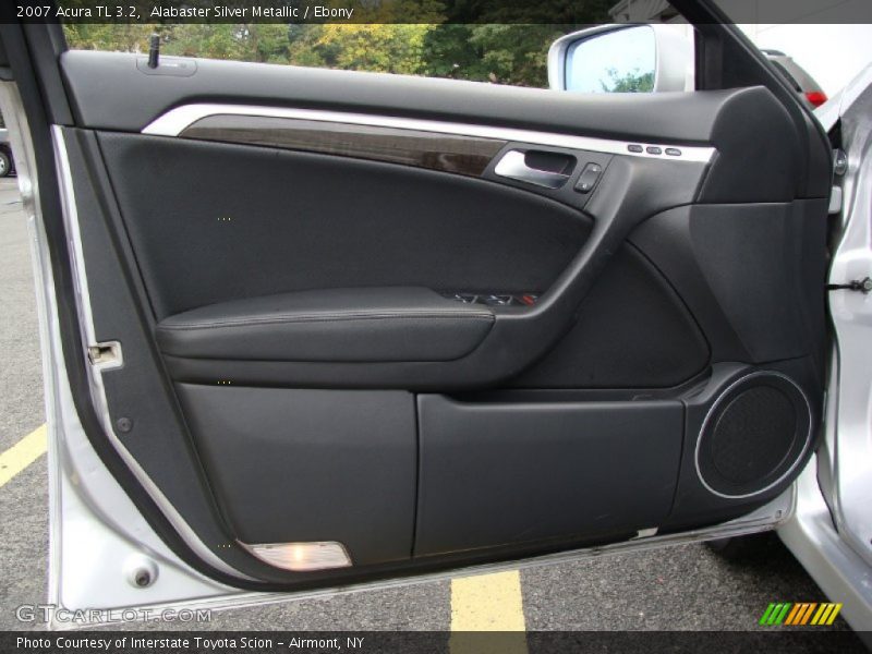Alabaster Silver Metallic / Ebony 2007 Acura TL 3.2