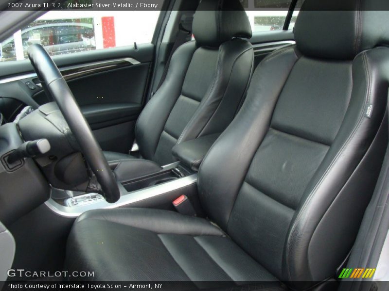 Alabaster Silver Metallic / Ebony 2007 Acura TL 3.2
