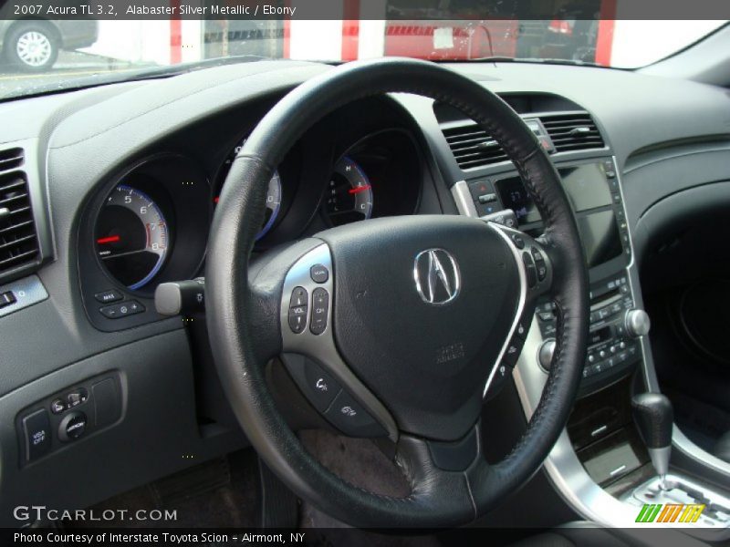 Alabaster Silver Metallic / Ebony 2007 Acura TL 3.2