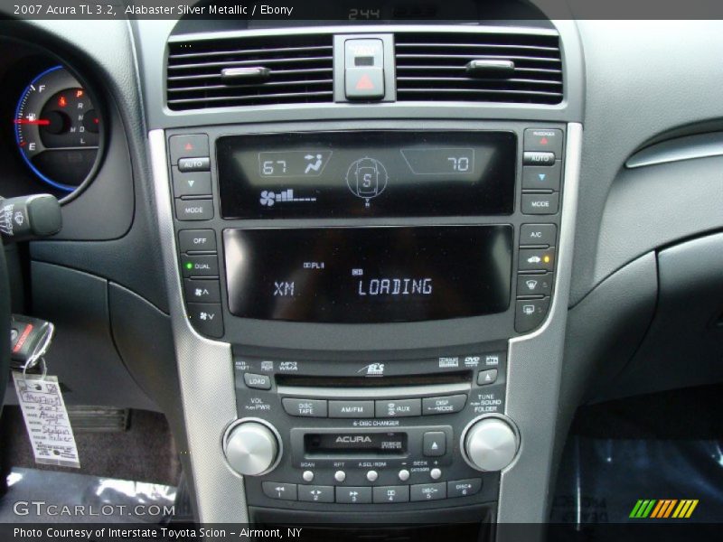 Alabaster Silver Metallic / Ebony 2007 Acura TL 3.2