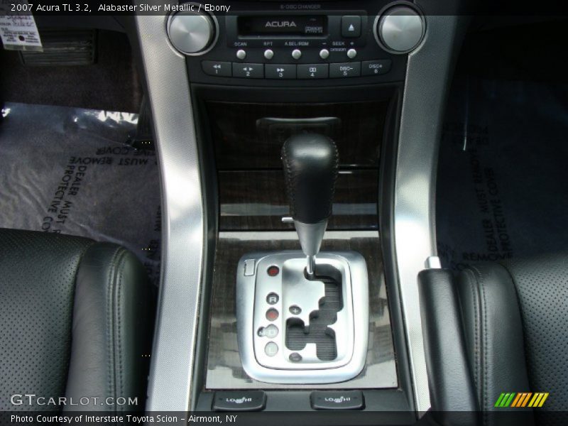 Alabaster Silver Metallic / Ebony 2007 Acura TL 3.2