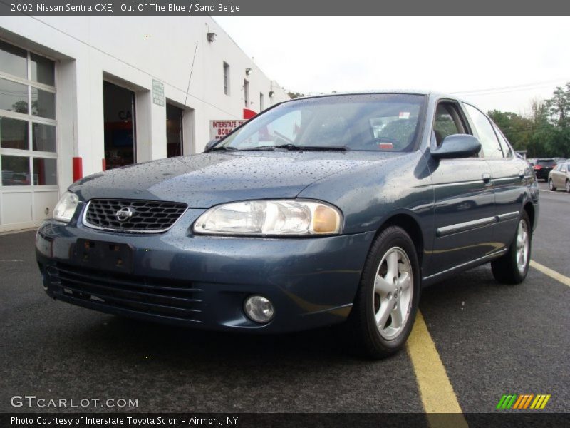 Out Of The Blue / Sand Beige 2002 Nissan Sentra GXE