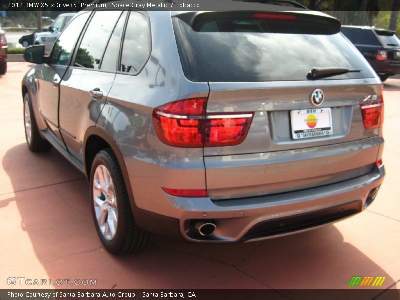 Space Gray Metallic / Tobacco 2012 BMW X5 xDrive35i Premium