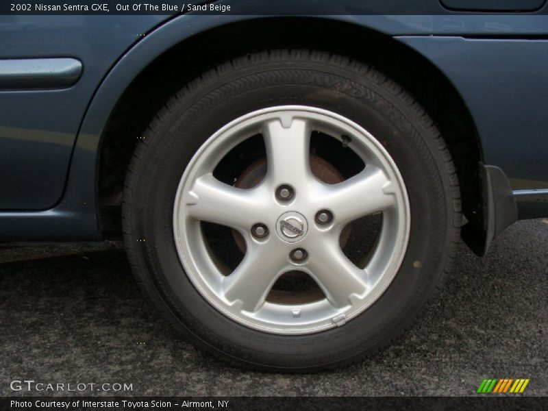 Out Of The Blue / Sand Beige 2002 Nissan Sentra GXE