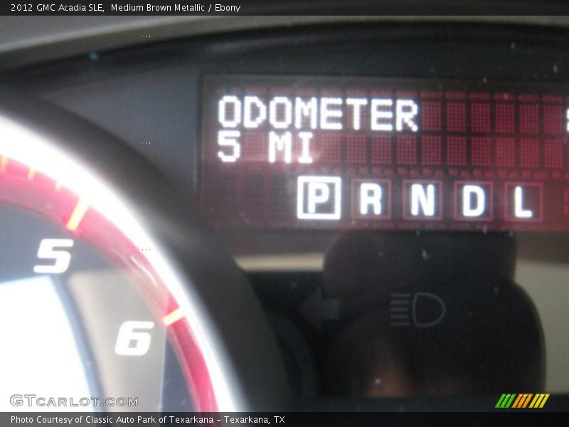 Medium Brown Metallic / Ebony 2012 GMC Acadia SLE