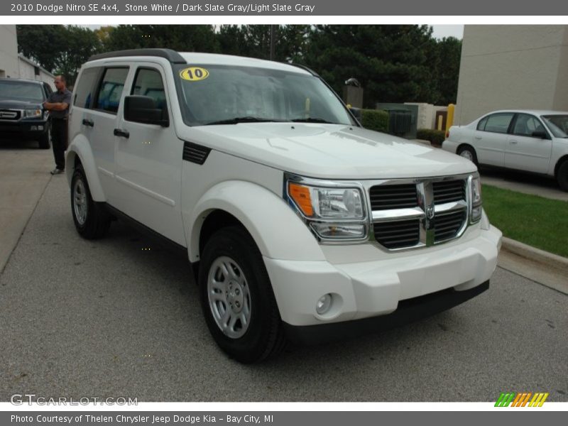 Stone White / Dark Slate Gray/Light Slate Gray 2010 Dodge Nitro SE 4x4