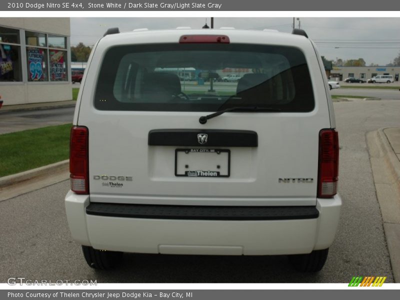 Stone White / Dark Slate Gray/Light Slate Gray 2010 Dodge Nitro SE 4x4