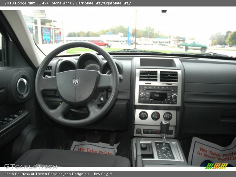 Stone White / Dark Slate Gray/Light Slate Gray 2010 Dodge Nitro SE 4x4