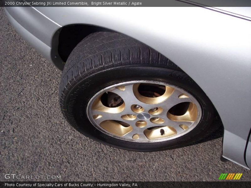 Bright Silver Metallic / Agate 2000 Chrysler Sebring JXi Limited Convertible