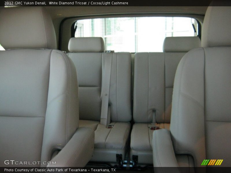 White Diamond Tricoat / Cocoa/Light Cashmere 2012 GMC Yukon Denali